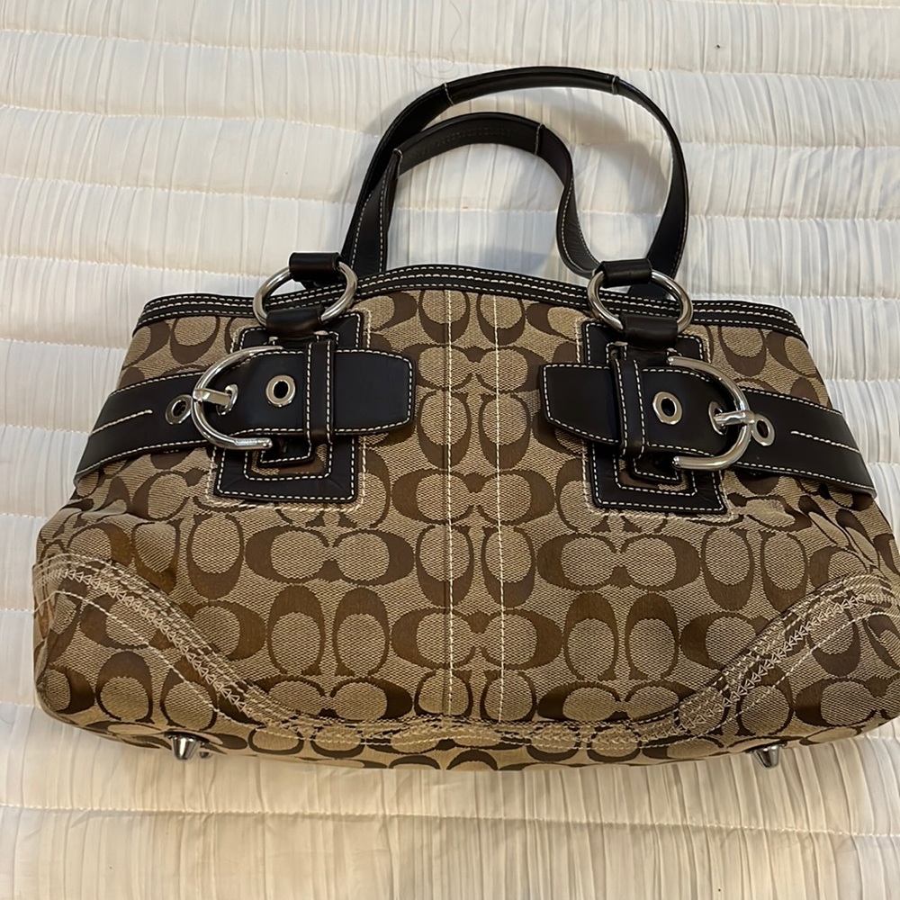 Authentic Coach Brown Satchel